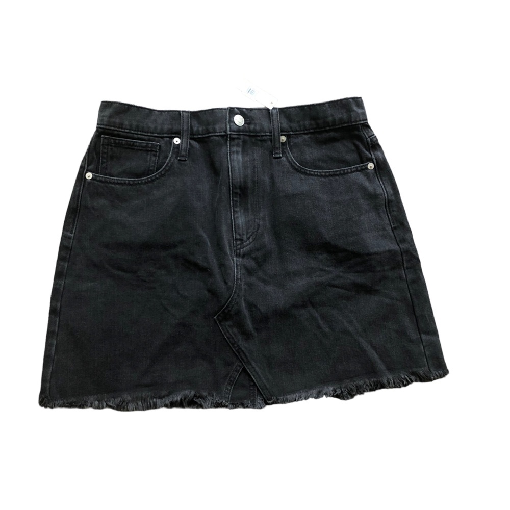 NWT Madewell Aline Black Mini Skirt Sz‎ 29